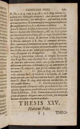 281-291, Thesis XXV