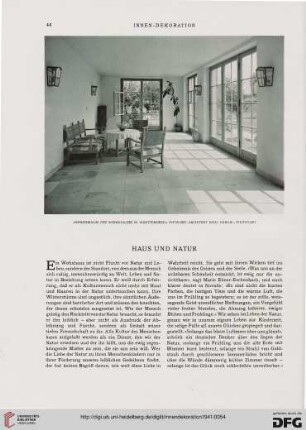52: Haus und Natur