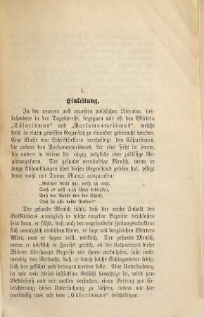 Der Cäsarismus : sein Wesen und sein Schaffen, ausgewiesen an einer kurzen Geschichte der römischen Cäsaren von Augustus bis auf die Theilung des Weltreiches