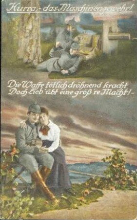 Hurra, - das Maschinengewehr!