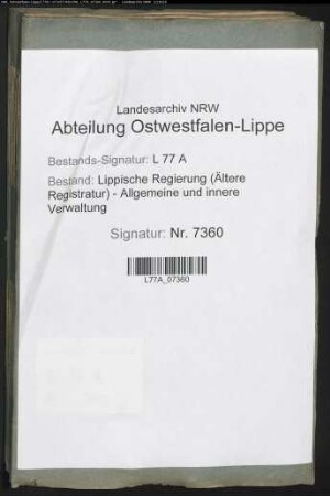Magazinlieferungen aus dem Amt Varenholz, Vogtei Langenholzhausen