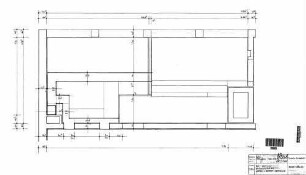 Aalen: Sozialgebäude - Küche u. Büfett / Deckenplan Nebengeb. Küche
