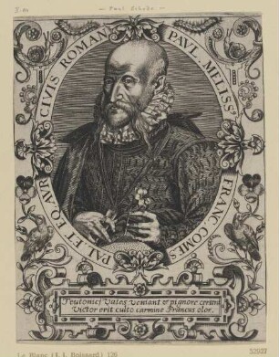 Bildnis des Pavl. Meliss. Franc.