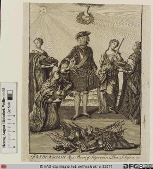 Bildnis Friedrich II. der Große, König von Preußen (reg. 1740-86)