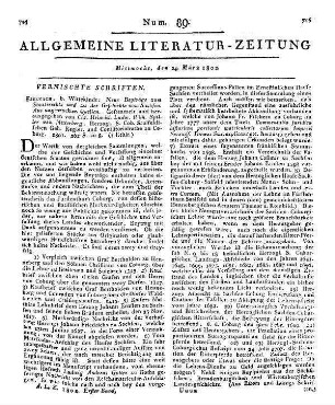 Patriotisches Archiv der Herzogthümer Mecklenburg. Jg. 1. Bd. 1, St. 1-2. Zur Aufbewahrung kleiner Abhandlungen und Aufsätze, nützliche Vorschläge etc. und zur Verbreitung gemeinnütziger Kenntnisse. Rostock: Stiller 1801