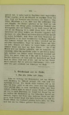 h. Griechenland und die Türkei