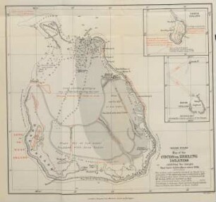 Map of the Cocos or Keeling Islands