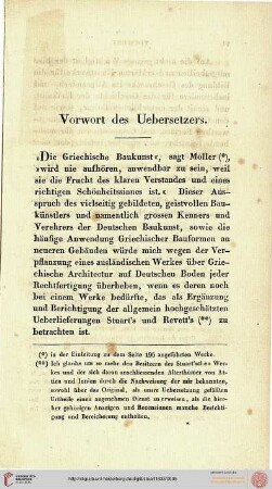 Vorwort des Uebersetzers