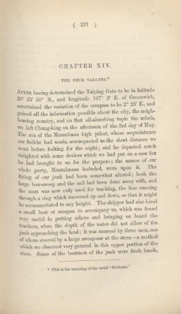 Chapter XIV. The four valleys