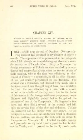 Chapter XIV. Murder of french consul's servant at Yokohama - ...