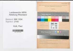 Entnazifizierung Paul Kolk , geb. 15.03.1908 (Leutnant)