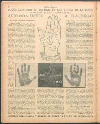 La mano de un destino no cumplido