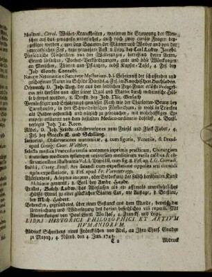 Libri Historici Philosophici Et Artium Humaniorum.