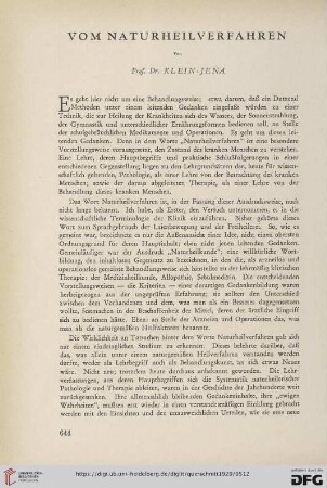 9: Vom Naturheilverfahren