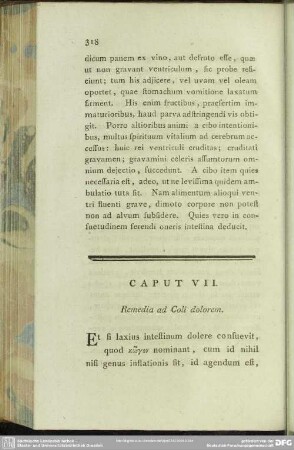 Caput VII. Remedia ad Coli dolorem