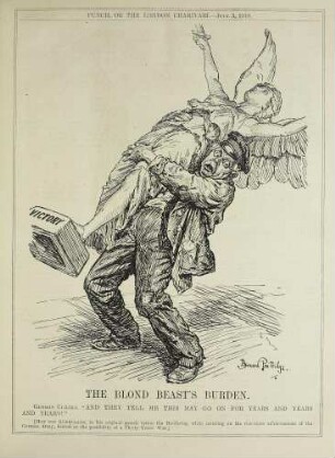 The blond beast's burden