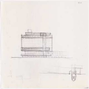 Geschäftshaus Martin-Luther-Straße/Kleiststraße (Philips/Berlin Center), Berlin-Schöneberg 2.Projektstufe: Ansicht (Skizze)