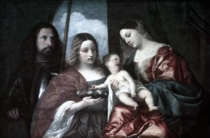 Madonna mit den Heiligen Dorothea und Georg