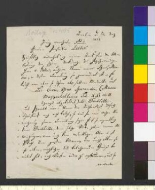 Brief von Friedländer, David an Zelter, Karl Friedrich