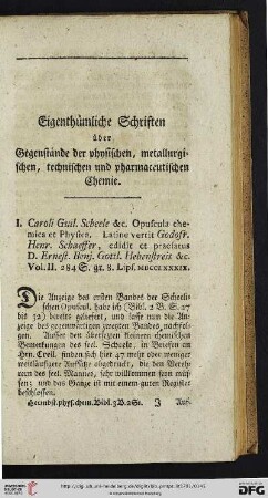 Eigenthümliche Schriften