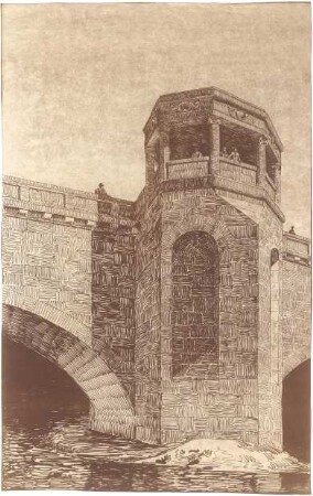 Fischer, Theodor; Trier; Brücke - Perspektive
