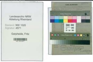 Entnazifizierung Fritz Garpheide , geb. 23.05.1903 (Anwalt)
