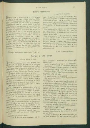 Cartas a una joven