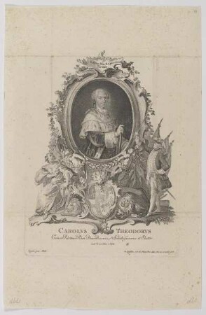Bildnis des Carolvs Theodorvs, Comes Palatinus Rhen., Dux Bavariae
