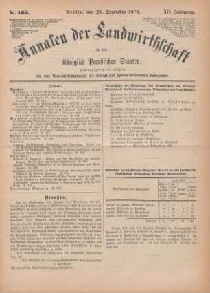 No. 103. Berlin, den 25. Dezember 1872. XII. Jahrgang.