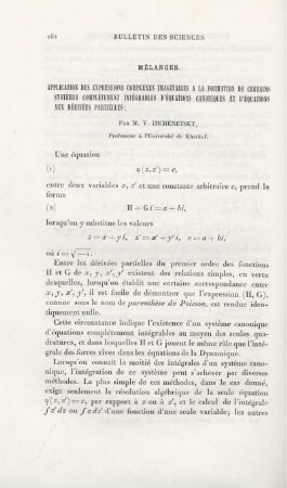 Mélanges.