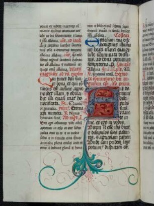 Zierinitiale: A(it dominus discipulis)