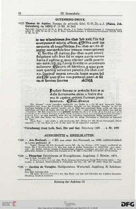 Ausschnitte und Einzelblätter (Nr. 124-130)