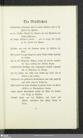 Die Glücklichen