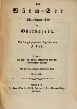 Der Würm-See (Starnberger-See) in Oberbayern