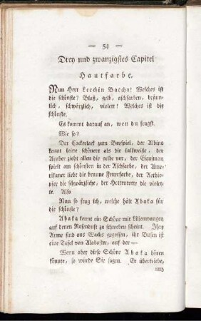 Drey und zwanzigstes Capitel Hautfarbe.