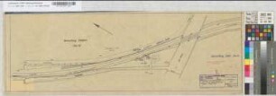 Aufhebung des Bahnüberganges in km 7,743 der Bundesbahnstrecke Hagen-Brügge: Lageplan, M. 1:500 Stnr.: 44, Iwü, Bunr.: 4, Blnr.: 1