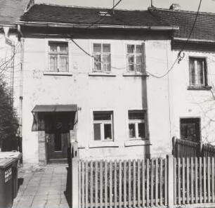 Taucha, Teichgasse 17. Wohnhaus (1. H. 19. Jh.). Straßenfront
