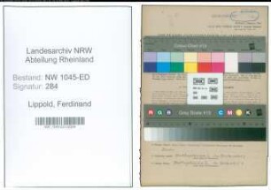 Entnazifizierung Ferdinand Lippold , geb. 29.08.1887 (Lehrer)