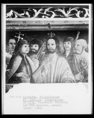 Christus und die zwölf Apostel