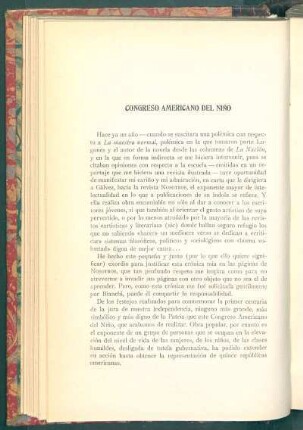 Congreso americano del niño