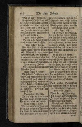 Das ander Hauptstück des Catechismi sind die Artickel des Christlichen Glaubens.