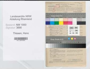 Entnazifizierung Hans Thissen, geb. 30.04.1901 (Betriebsleiter)