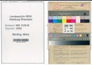 Entnazifizierung Maria Berding , geb. 05.02.1893 (Lehrerin)