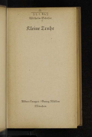 Kleine Truhe