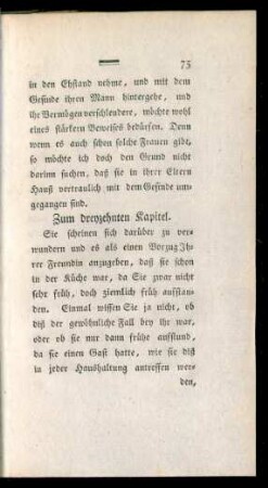 Zum dreyzehnten Kapitel