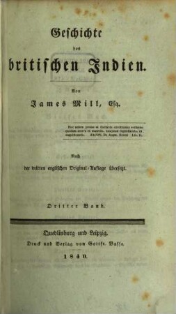 Geschichte des britischen Indien, 3