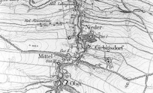 Schöpstal-Girbigsdorf. Meßtischblatt, Sekt. Görlitz, 1886