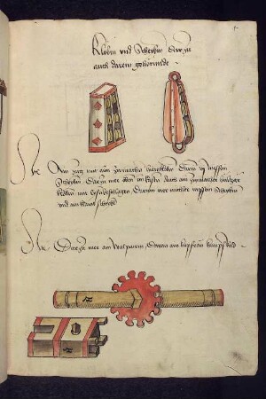 Kloben, Scheiben u.a. Zubehör für den "Zug"