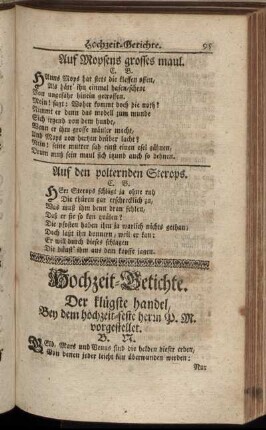 Hochzeit-Getichte.