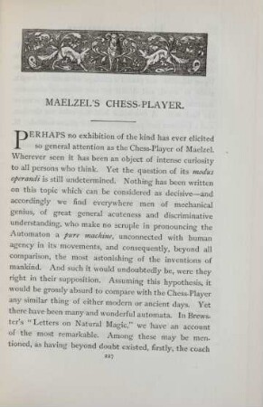 Maelzel's chess-player
